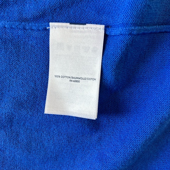 Lands’ End cardigan, women’s size small (6-8). Bright blue. Like new, no flaws. - Picture 3 of 3